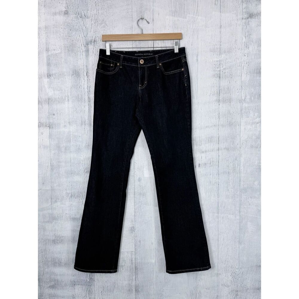 Banana Republic Curvy Bootcut Blue Jeans Mid Rise Womens 29 (Fit 30x33)